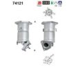 NISSA B08A0BM701 Catalytic Converter